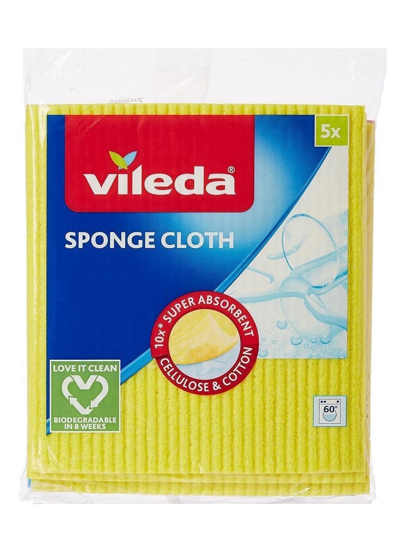Vileda Sponge Cloth 5Pcs Vldw72820
