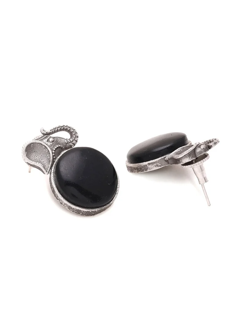 Priyaasi Elephant Shaped Studs Earrings