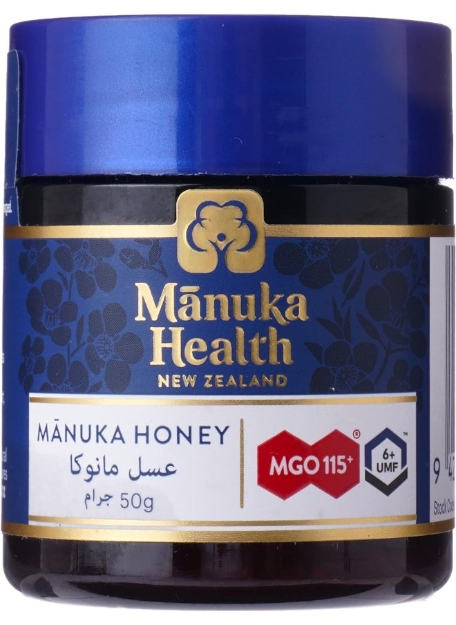 Manuka health Manuka Health Mgo 115+ UMF 6 + Honey 50G.  - Image 1