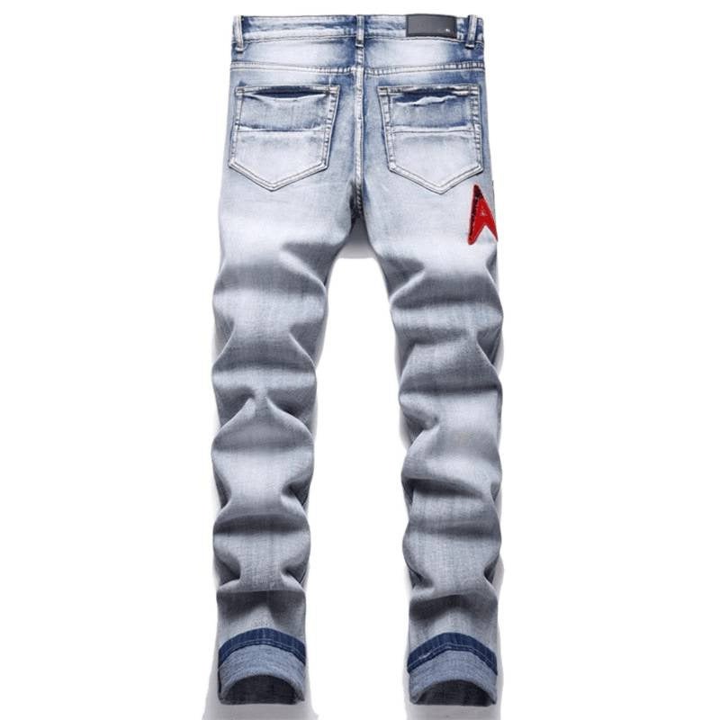 Unisex Classic Denim Jeans Loose Fit Daily Outdoor Wear - Image 5