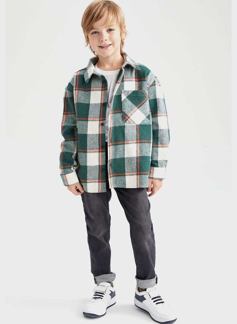 DeFacto Kids Checks Shirt  - Image 5