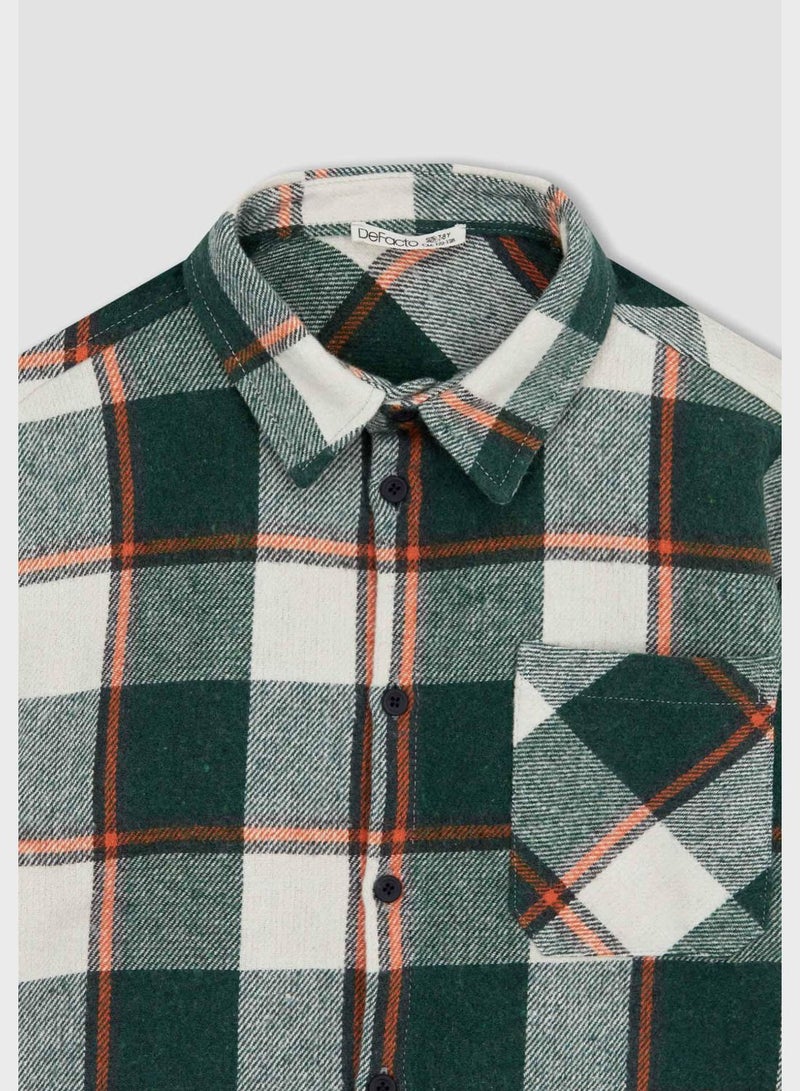 DeFacto Kids Checks Shirt  - Image 2