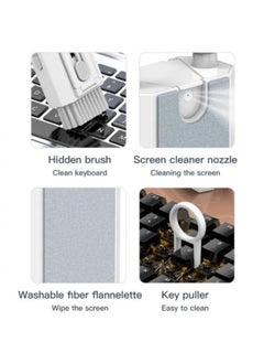 Generic 8-in-1 Multifunction Cleaning Kit Bluetooth headset Cleaning Pen Mobile Phone Tablet Keyboard Screen Cleaning  - Image 4