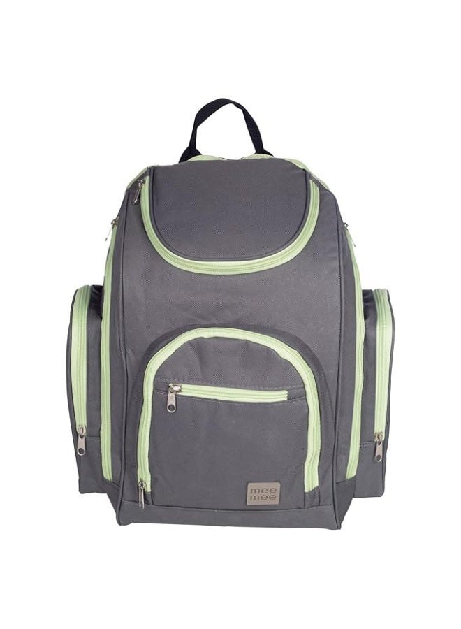 Mee Mee Maternity Diaper Bag | Spacious, Stylish, Functional, Convenient for Moms on the Go | Waterproof and Stain Resistant Travel Essential with Multiple Pockets and Diaper Changing Pad (Grey) - Image 1