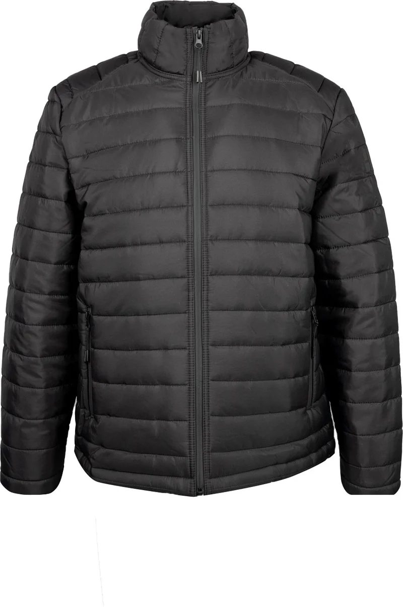 هاتيموغلو Black Regular Fit Judge Collar Puffer Jacket
