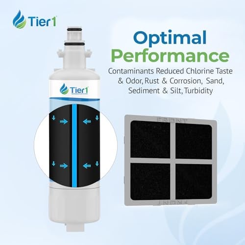 Tier1 ADQ36006101 Refrigerator Water & Air Filter Combo 3-pk | Replacement for LG LT700P, ADQ36006102, Kenmore 46-9690, 469690, ADQ36006101-S, RFC1200A, WSL-3, FML-3, LT120F, Fridge Filter - Image 3