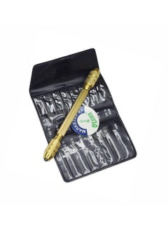 Oscar OSCAR PIN VICE Micro Mini Portable Tool Set Small Hand Drill (PINGTON) WITH 16Pcs Drill Bits 0.3-1.0 Mm For Mini Drilling Set  - Image 1