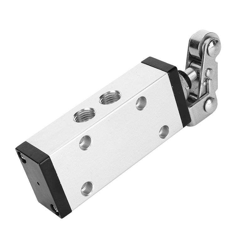 Hand Valve Two Position Five Way G1/4 Inch Mechanical Valve Aluminum Alloy Industrial Accessory XQ250612 - Image 5