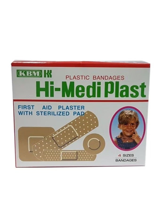 كي بي ام لاصق جروح طبي من 100 قطعة - Image 1