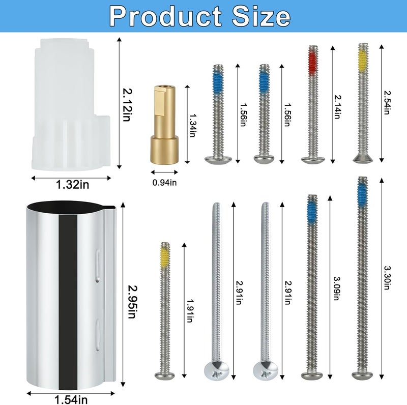 UCDETD 96945 Handle Extension Kit Replacement, Shower Valve Extension Kit Compatible with Moen Posi-Temp for Single Handle Tub and Shower Faucet, Chrome - Image 4