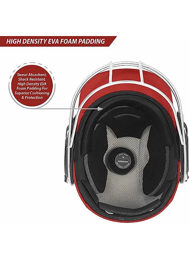 DSC Defender Cricket Helmet | Size: Large | For Men & Boys | Adjustable Steel Grill | Back Support Strap | Lightweight  - Image 2