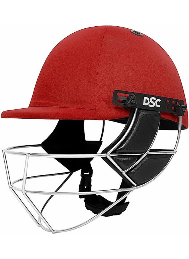 DSC Defender Cricket Helmet | Size: Large | For Men & Boys | Adjustable Steel Grill | Back Support Strap | Lightweight  - Image 1