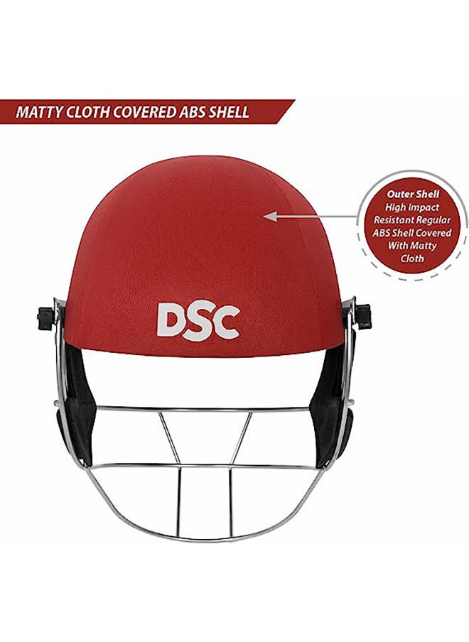 DSC Defender Cricket Helmet | Size: Large | For Men & Boys | Adjustable Steel Grill | Back Support Strap | Lightweight  - Image 5