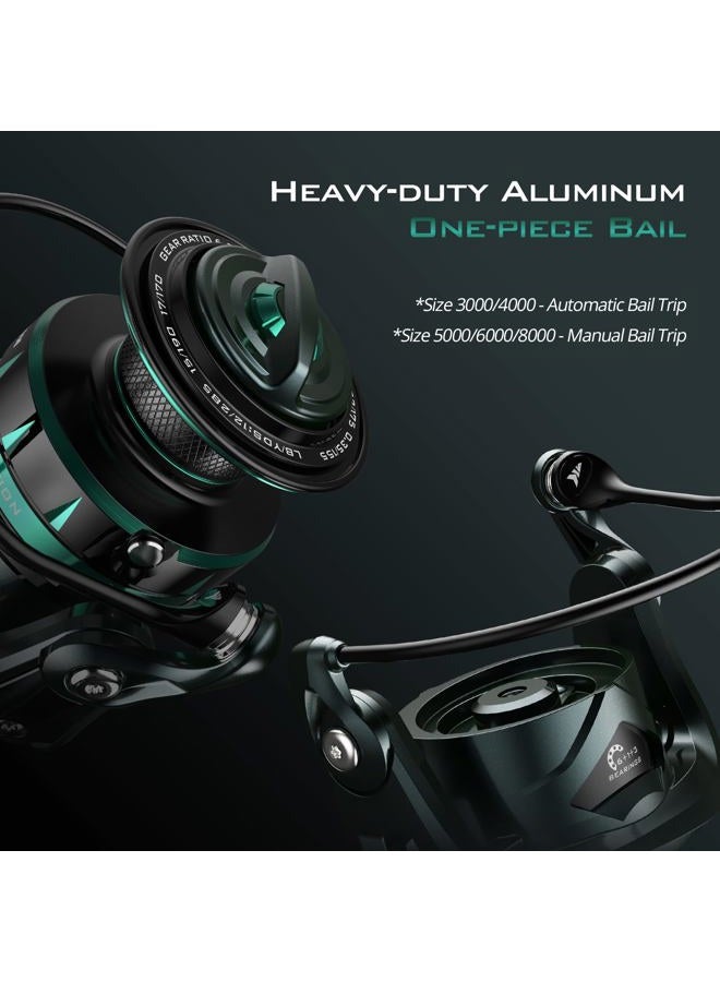 Kastking Kapstan Elite Spinning Reel, High Speed Saltwater Spinning Reel, Size 5000 - Image 5
