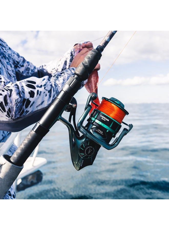 Kastking Kapstan Elite Spinning Reel, High Speed Saltwater Spinning Reel, Size 5000 - Image 3