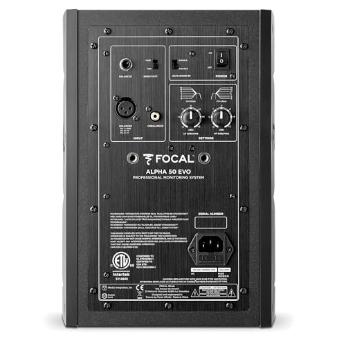 Focal Alpha 50 Evo – 5" Active 2-Way Studio Monitor, 60W RMS Bi-Amp, Slatefiber Woofer, 45Hz–22kHz, Neutral Nearfield Reference Speaker – Sold Individually - Image 5