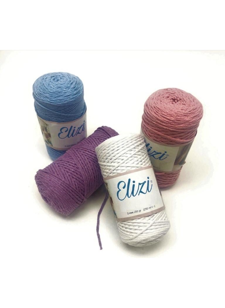 CICI - Brown Macrame Rope 2 mm 250 G - Image 1