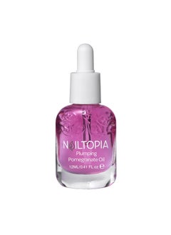 Nailtopia Nailtopia Fresh Moisturizing and Replenishing Pomegranate Oil  Cuticle Oil for Nails  Hydrating Skin and Cuticle Softener  BioSourced  041 oz 
