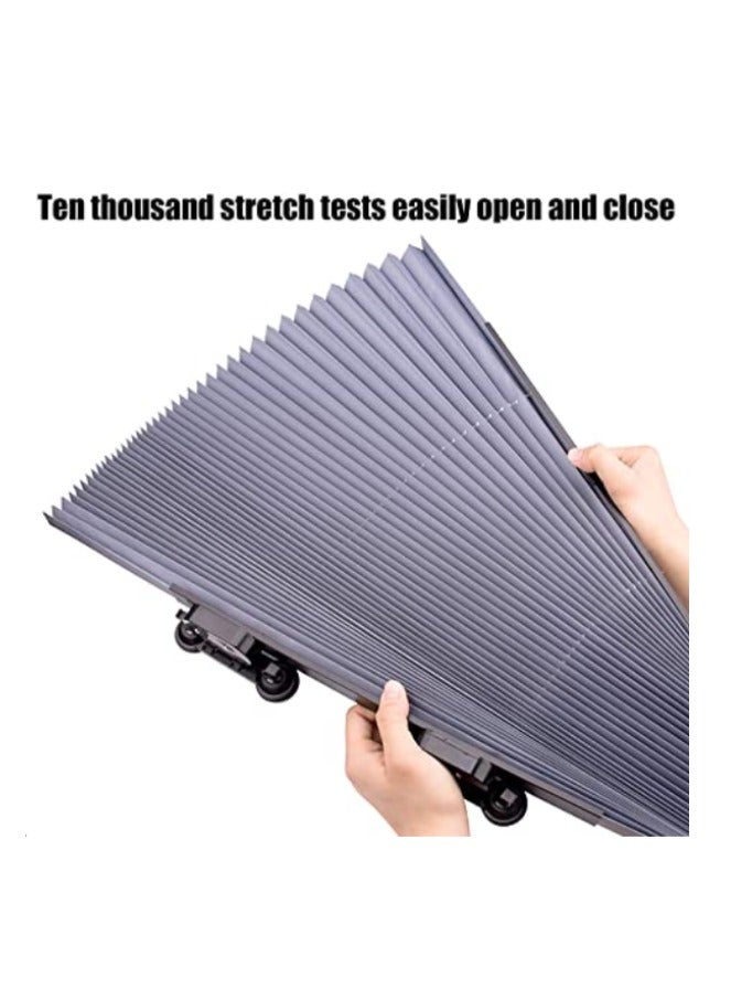 Universal Automatic Retractable Windshield Sunshade – Anti-UV Car Sun Shade for All Vehicles (Grey) - Image 2
