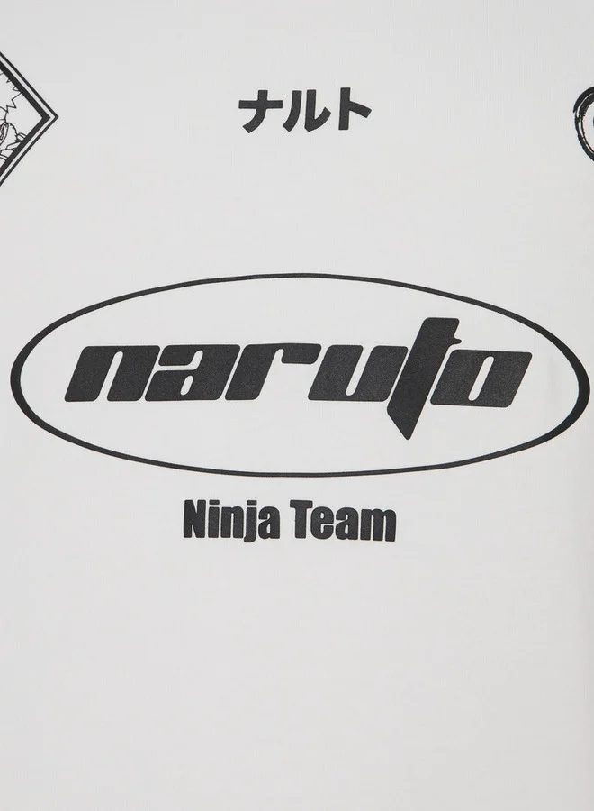 اس بي كاركترز Naruto Men Regular Fit Crew Neck Short Sleeves T-shirt