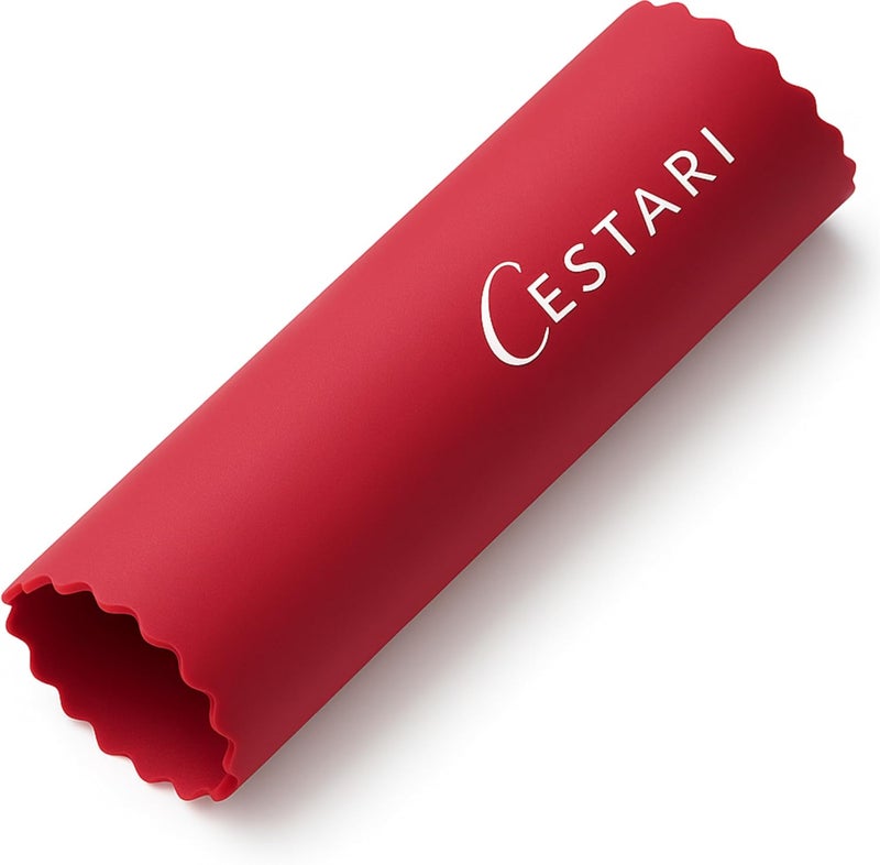 Cestari Silicone Garlic Peeler Roller Tube – Effortless Garlic Skin Remover for Home Cooks & Chefs – BPA-Free, Odor-Resistant, Dishwasher Safe Kitchen Tool – Fast, Mess-Free Prep – Red - Image 1