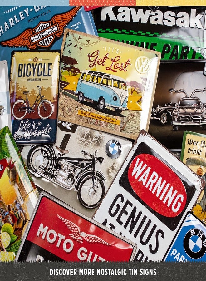 Nostalgic Art Nostalgic-Art Retro Tin Sign, 7.9" x 11.8", USA Diner Milkshake - Gift idea for USA & Diner fans, Metal Plaque, Vintage design for wall decoration - Image 3