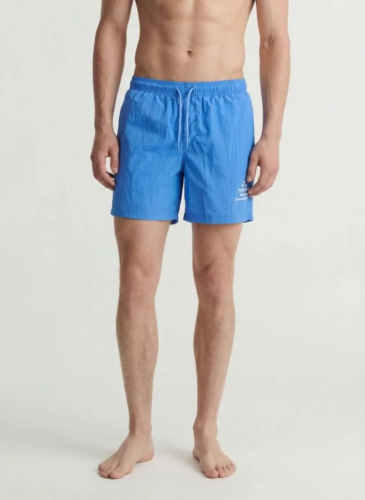 Casual Drawstring Swim Shorts