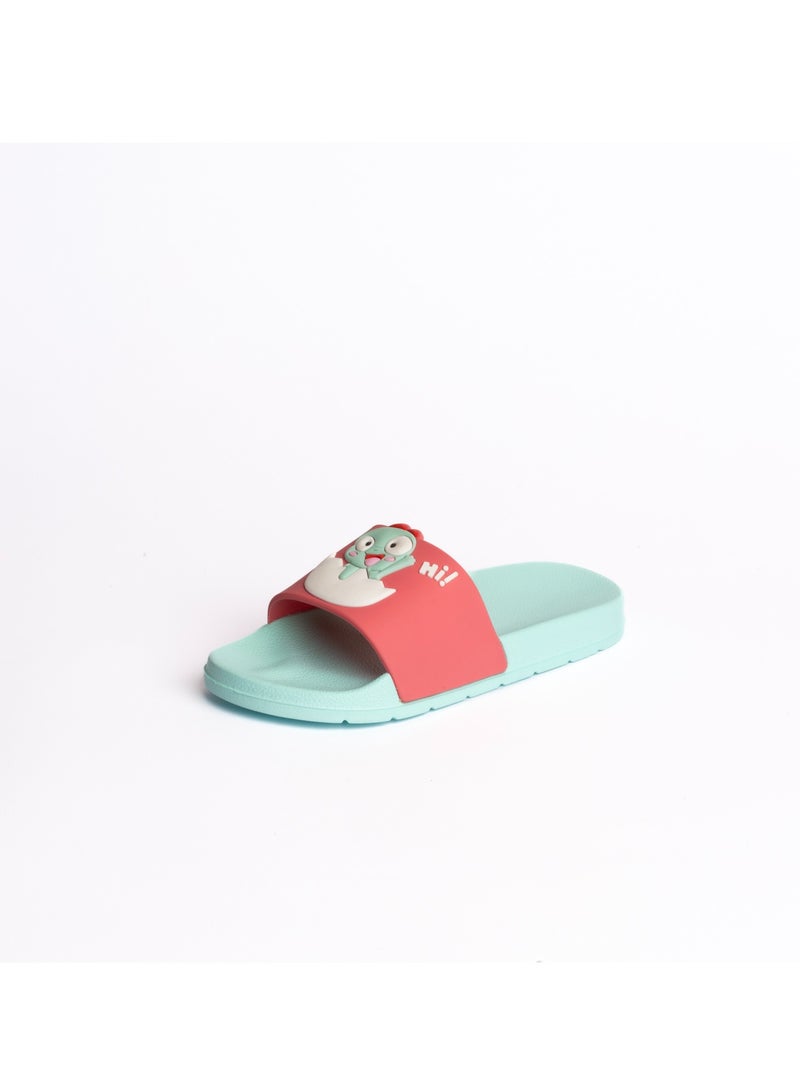 Onda DS crocodile coral slide slipper  - Image 1