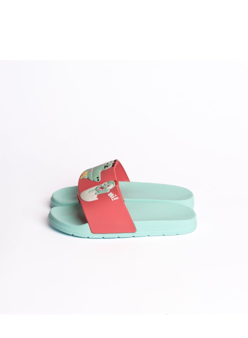 Onda DS crocodile coral slide slipper  - Image 4