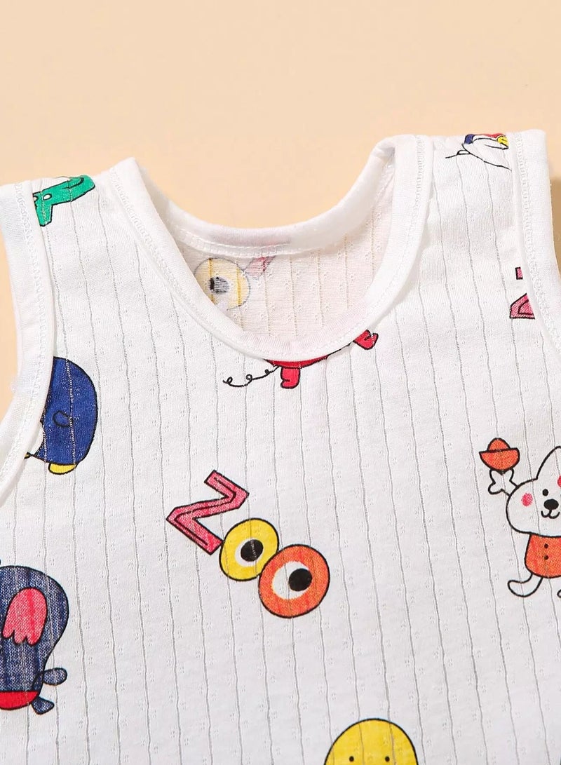 Toddler Girls Cartoon Graphic Tank Top - Image 3