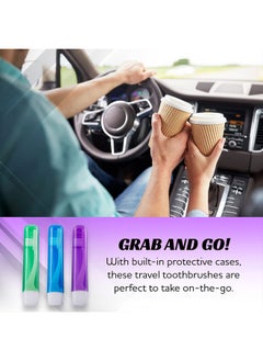 Travel Toothbrushes, Mini Toothbrush With Toothbrush Cover, Camping Toothbrush, Travel Size Toothbrush With Toothbrush Case Portable Toothbrush, Adults Travel Toothbrush Kit (3 Pack) - pzsku/Z5AF5E884E98221E85885Z/45/_/1730727886/575e4985-8102-4d03-a4a1-e75aa8a72251