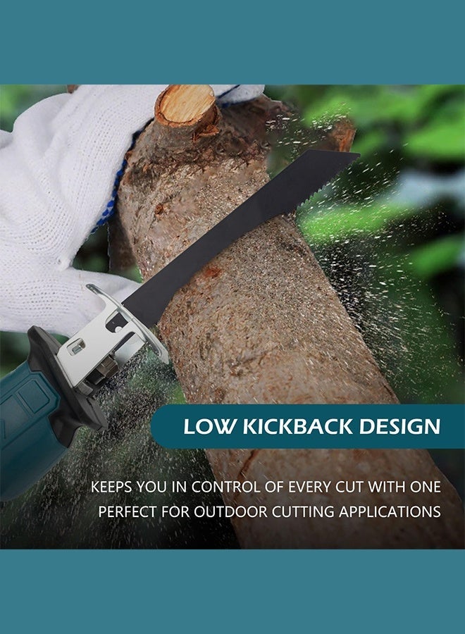 WEMART Reciprocating Saw,24V Power Tool Cordless Reciprocating Saw Combo Set,0-3000r/min,with 2 Batteries and a Charger,36 Saw Blades,for Cutting Wood/Metal/PVC Pipes,Tools - Image 5