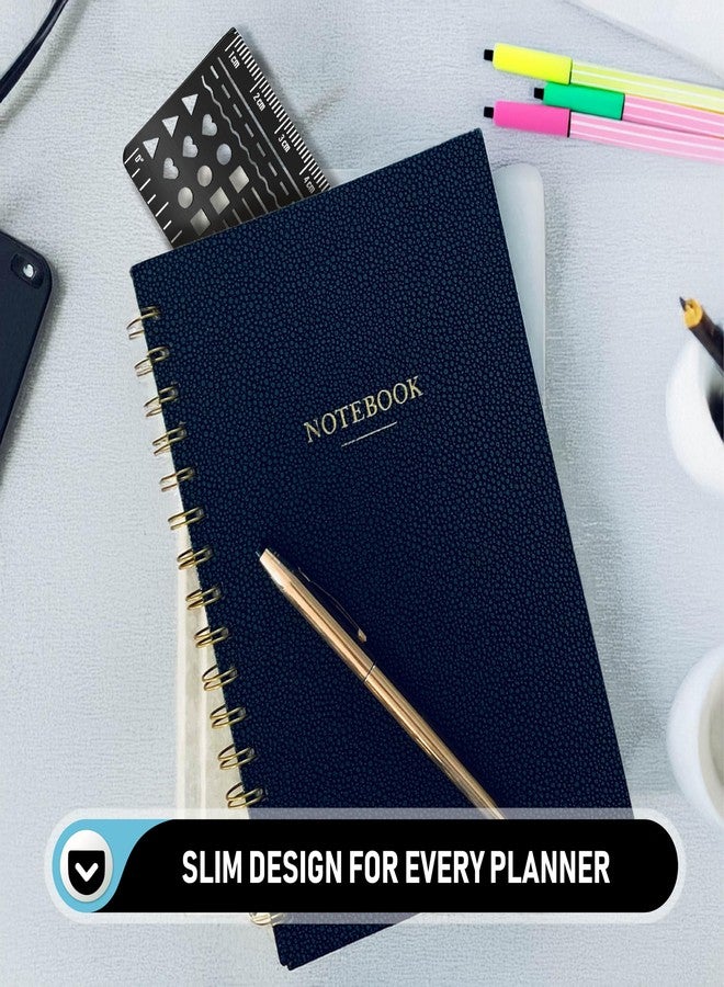 Sunsella Stainless Steel Pocket Journaling Card - Bullet Point Stencils, Planner Stencils, Calendar Stencil & Habit Tracker - Unique Shapes Journal Ruler & Bookmark for A5 Planners & Journaling Supplies - Image 2