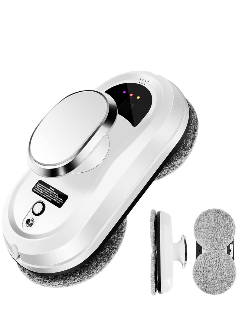 روبوت تنظيف النوافذ الذكي - شفط قوي 5600 باسكال، جهاز تحكم عن بعد - ينظف النوافذ والبلاط والأبواب الزجاجية - Image 1