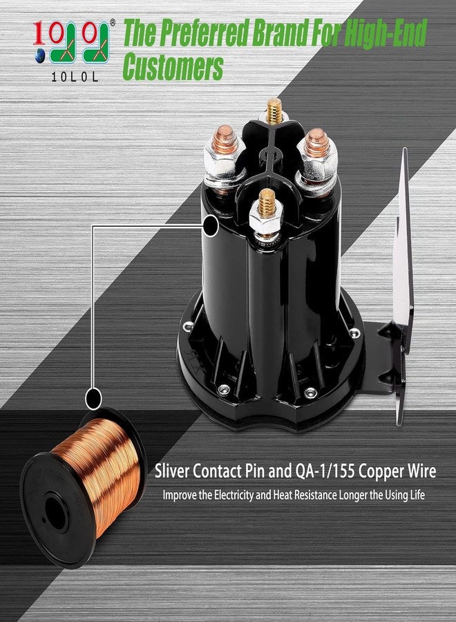 10 ال 0 ال ملف لولبي 48 فولت لعربة الجولف EZGO TXT موديل 2010 وما بعده وجميع مركبات MPT 800/1000 بجهد 48 فولت، رقم القطعة الأصلية 612711 - Image 2