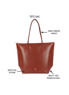 Baggit Baggit Women Red Tote Handbag Large Size | Ladies Stylish Casual Purse Bag  - Image 2