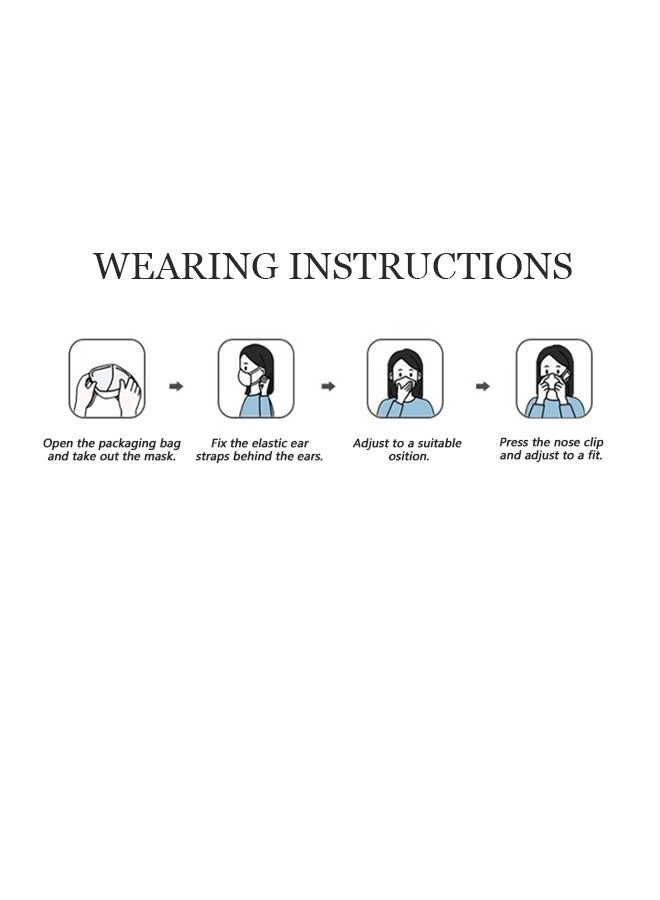 Beyond 20 Pcs Marvel Cartoon Masks Set, Dust Proof Sun Protection Fabric Face Covering (Blue+Pink) - Image 4