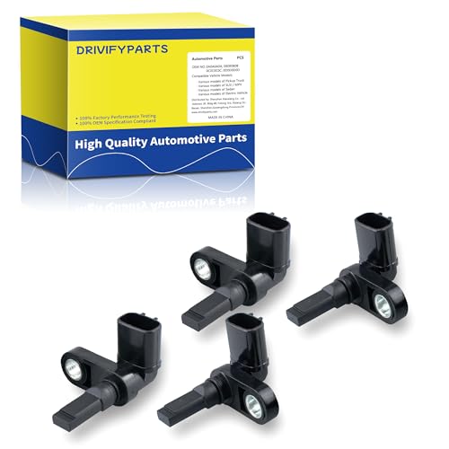 Oaklete Set of 4 ABS Wheel Speed Sensor 89542-04020 Front & Rear Left & Right Fit for Toyota Tacoma 2005-2022, 4Runner 2003-2022, FJ Cruiser 2007-2014, Land Cruiser 2008-2020, Lexus GX460 GX470 LX570 LX600 - Image 1
