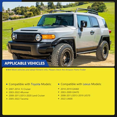 Oaklete Set of 4 ABS Wheel Speed Sensor 89542-04020 Front & Rear Left & Right Fit for Toyota Tacoma 2005-2022, 4Runner 2003-2022, FJ Cruiser 2007-2014, Land Cruiser 2008-2020, Lexus GX460 GX470 LX570 LX600 - Image 3