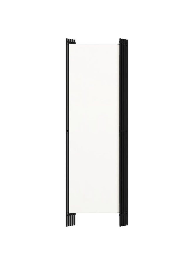vidaxl 5-Panel Room Divider White 250x180 cm 320723 - Image 2