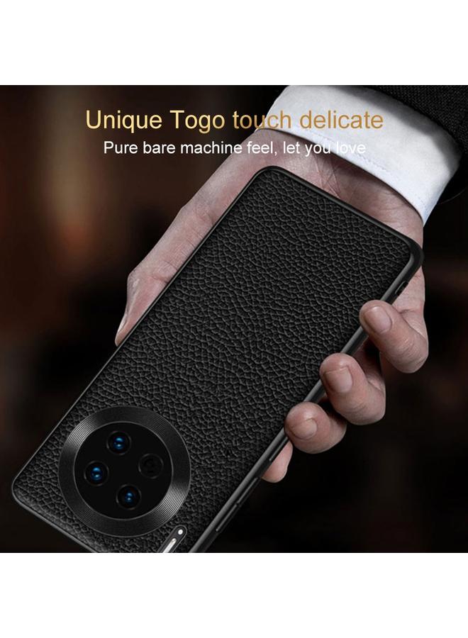 Zaboon Case For Huawei Pura 70 Genuine Leather Litchi Texture Phone Case - Image 4