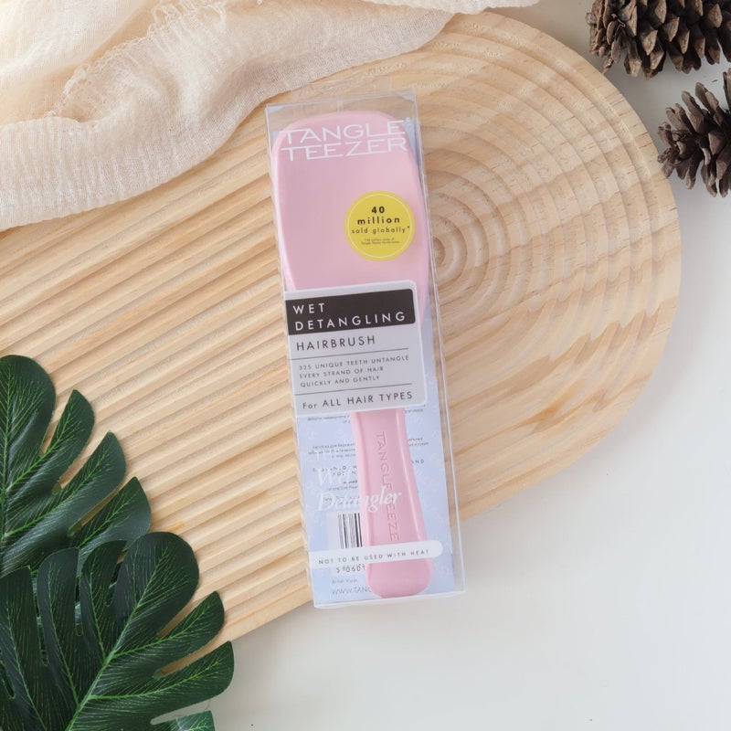 Tangle Teezer Ultimate Detangler Brush for Wet & Dry Hair, Eliminates Knots & Reduces Breakage for Straight to Wavy Hair Types