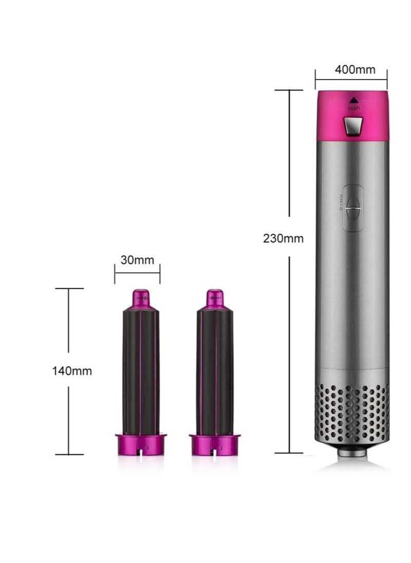 ELTRAZONE - 5 in 1 Hot Air Styler Electric Blow Dryer Comb Curling Wand Detachable Negative Ion Straightener Hair Brush - Image 1