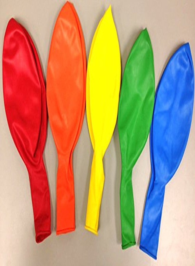 مابل سيتي رابر بالونات لاتكس دائرية عملاقة مقاس 36 بوصة بألوان متنوعة (جودة هيليوم ممتازة) عبوة من 5 قطع - Image 3