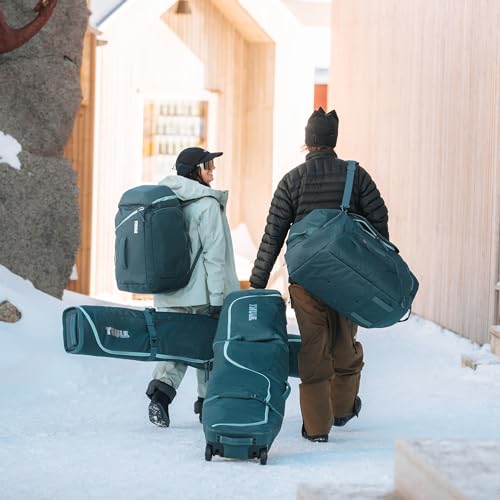 Thule RoundTrip 80L Duffel - Storage compartments to organize and protect gear - Boot bag for ski and snowboard travel - Soft pocket for goggles and helmet - Dry bag included - Image 2