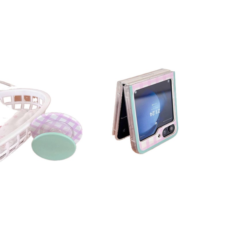 غطاء MagSafe | مقاوم للصدمات لـ Samsung Galaxy Z Flip 7 | أخضر PC - Image 5