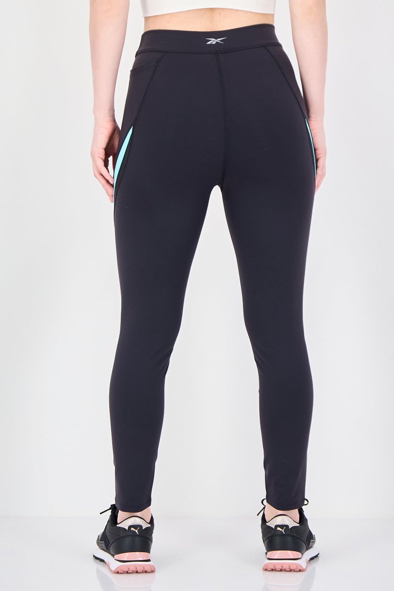 Reebok Women Sportswear Fit Training Leggings, Black - Image 3