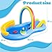 LUKBERA Inflatable Swimming Pool with Water Slide Inflatable Play Center with Spray Water Toss Ring Ball for Outdoor Backyard Garden Water Park - Image 4