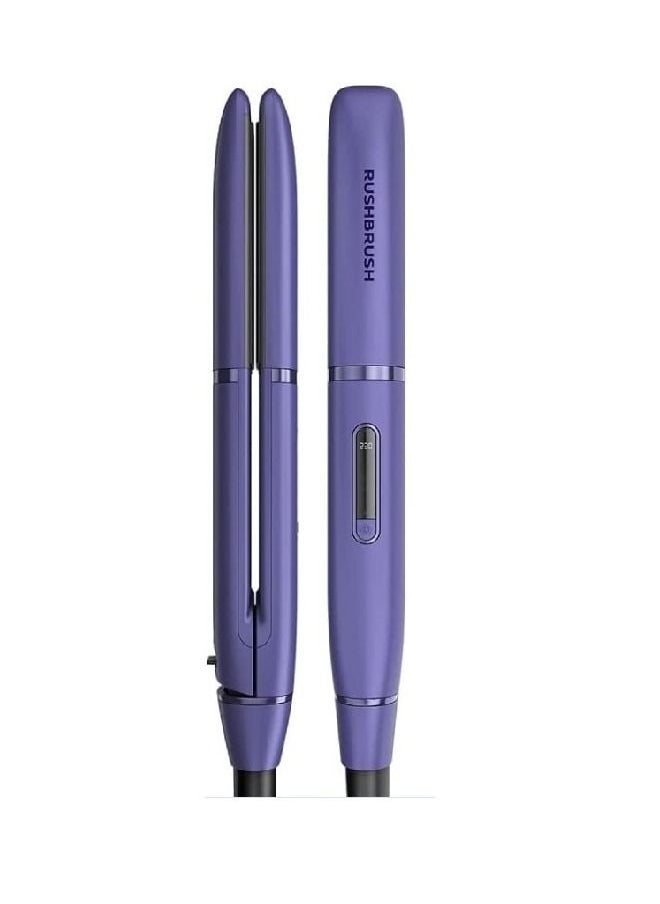 Rush Brush - X1 Lite Straightener Purple 230°C Ceramic Coated Plates 40 Watt RB X1Lite Purple - Image 1