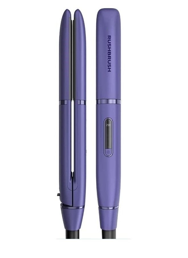 Rush Brush - X1 Lite Straightener Purple 230°C Ceramic Coated Plates 40 Watt RB X1Lite Purple - Image 1